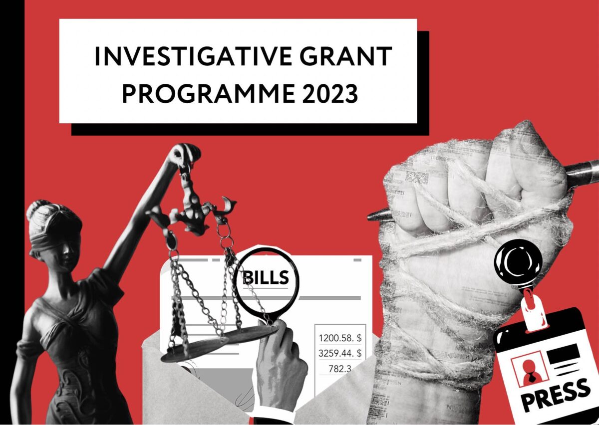 Investigative Grant Programme 2023 Justice for Journalists